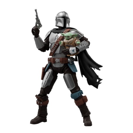 Figura Champion Class Star Wars 05: Mandalorian & Grogu, 13cm. Marca BLOKEES. Ref: 75805.