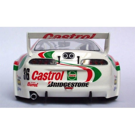 Coche maqueta, Castrol Toyota Tom's Supra GT, para montar y pintar. Escala 1:24. Marca Tamiya. Ref: 24163.
