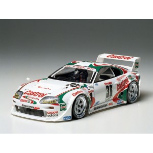 Coche maqueta, Castrol Toyota Tom's Supra GT, para montar y pintar. Escala 1:24. Marca Tamiya. Ref: 24163.