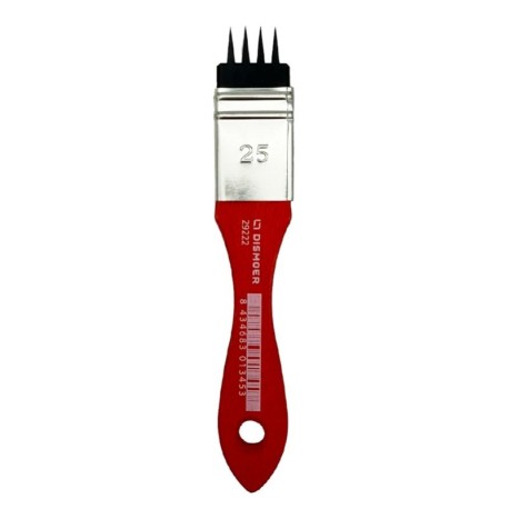 Pincel texturizador (forma de puntas) 25 mm ancho. Marca Dismoer. Ref: 29222.
