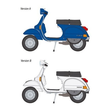 Moto Vespa PX 125/150 1978. Esca 1:9. Marca Italeri. Ref: 4645.