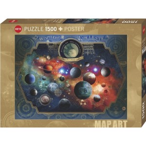 Puzzle Mundo Espacial, 1500 pz. Puzzle Vertical. Marca Heye. Ref: 30001. 2