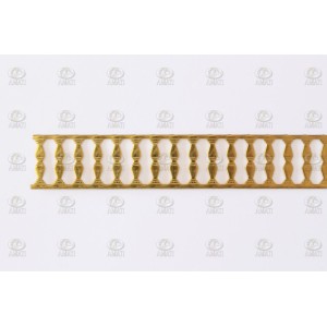CENEFA DE LATON ( D )  de 15 x 250 mm. 1ud. Marca Amati. Ref: 5500/04.