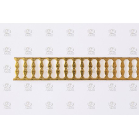 CENEFA DE LATON ( D )  de 15 x 250 mm. 1ud. Marca Amati. Ref: 5500/04.