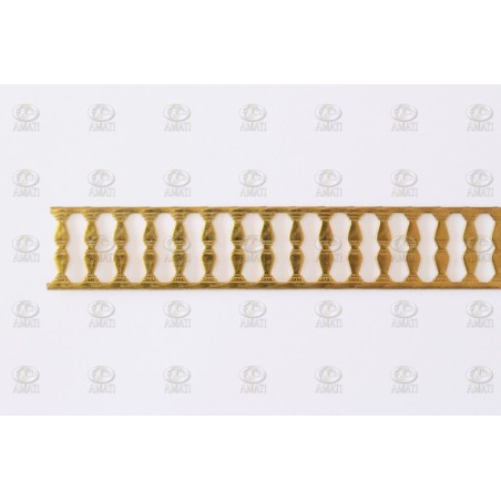 CENEFA DE LATON ( D )  de 15 x 250 mm. 1ud. Marca Amati. Ref: 5500/04.