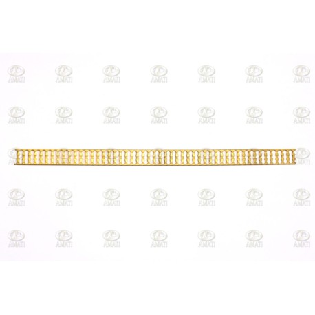 CENEFA DE LATON ( D )  de 15 x 250 mm. 1ud. Marca Amati. Ref: 5500/04.