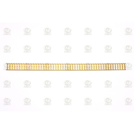 CENEFA DE LATON ( D )  de 15 x 250 mm. 1ud. Marca Amati. Ref: 5500/04.