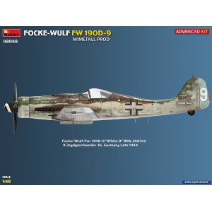 MAQUETA AVIÓN FOCKE-WULF FW 190D-9. MIMETALL PROD. ADVANCED KIT. Escala 1:48. Marca Miniart. Ref: 48048. 2