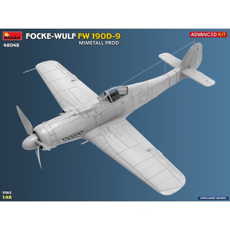 MAQUETA AVIÓN FOCKE-WULF FW 190D-9. MIMETALL PROD. ADVANCED KIT. Escala 1:48. Marca Miniart. Ref: 48048.