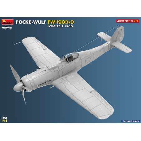 MAQUETA AVIÓN FOCKE-WULF FW 190D-9. MIMETALL PROD. ADVANCED KIT. Escala 1:48. Marca Miniart. Ref: 48048.