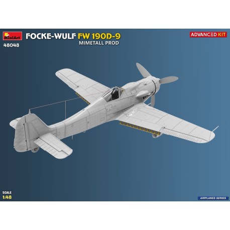 MAQUETA AVIÓN FOCKE-WULF FW 190D-9. MIMETALL PROD. ADVANCED KIT. Escala 1:48. Marca Miniart. Ref: 48048.