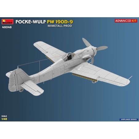 MAQUETA AVIÓN FOCKE-WULF FW 190D-9. MIMETALL PROD. ADVANCED KIT. Escala 1:48. Marca Miniart. Ref: 48048.