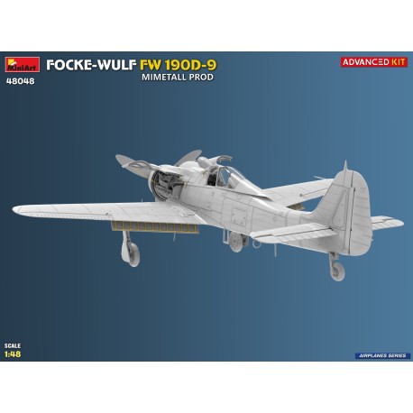 MAQUETA AVIÓN FOCKE-WULF FW 190D-9. MIMETALL PROD. ADVANCED KIT. Escala 1:48. Marca Miniart. Ref: 48048.