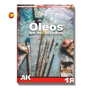 LIBRO Técnicas de Pintar - AK LEARNING 18: ÓLEOS EN MODELISMO. Marca AK Interactive. Ref: AK545.