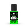 GLOW VERDE FLUOR DE PRECISIÓN. Bote de 30 ml. Marca AK Interactive. Ref: AK12114.