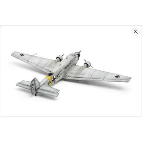 Avión trimotor de transporte militar y civil Junkers Ju52/3mg4e. Escala 1:72. Marca Airfix. Ref: A08022.