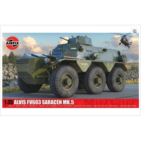 Vehículo  militar, Alvis FV603 Saracen Mk.5. Maqueta para montar. Escala 1:35. Marca Airfix. Ref: A1385.