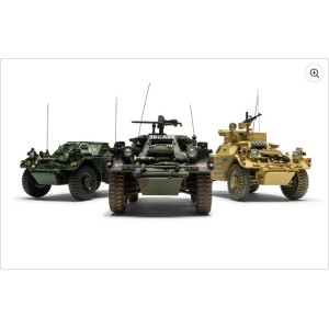 Vehículo militar, Ferret Scout Car Mk.1. Maqueta para montar. Escala 1:35. Marca Airfix. Ref: A1386. 2