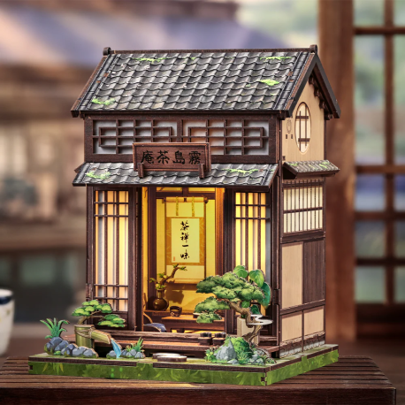 Casa madera Miniature House, Kirishima Cha-an, 145 pzs. Marca CUTEBEE. Ref: CWGC219.