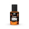 PINTURA GLOW NARANJA FLUOR DE PRECISIÓN. Bote de 30 ml. Marca AK Interactive. Ref: AK12113.