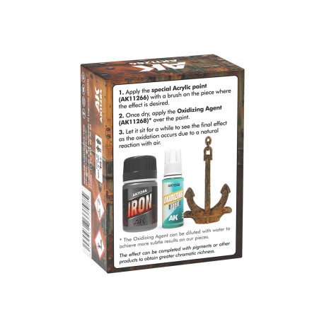 SET EFECTO RUST, INCLUYE 2 PRODUCTOS. MARCA AK INTERACTIVE. REF: AK11264.
