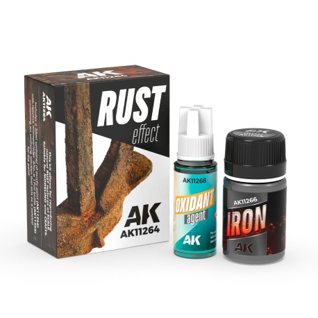 SET EFECTO RUST, INCLUYE 2 PRODUCTOS. MARCA AK INTERACTIVE. REF: AK11264.