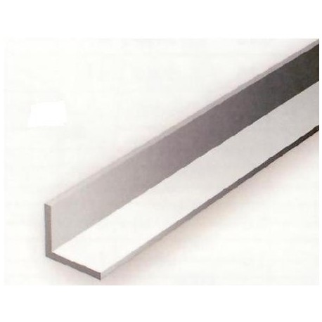 Conjunto de 4 Perfiles en " L "de Estireno, 2,00 x 2,00 mm. Marca Evergreen. Ref: 292