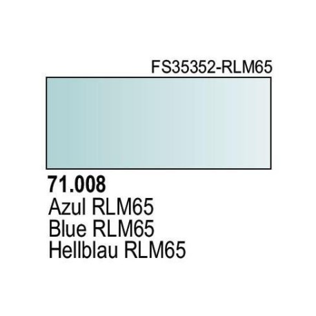 Acrilico Model Air Hellblau RLM65. Bote 17 ml. Marca Vallejo. Ref: 71.008