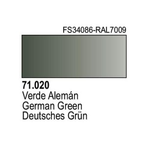 Acrilico Model Air Verde Aleman. Bote 17 ml. Marca Vallejo. Ref: 71.020.