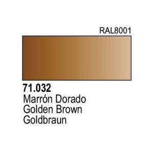 Acrilico Model Air Marron Dorado. Bote 17 ml. Marca Vallejo. Ref: 71.032.