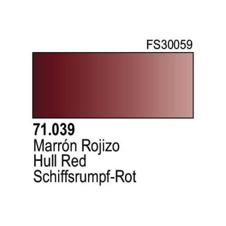 Acrilico Model Air Marron Rojizo. Bote 17 ml. Marca Vallejo. Ref: 71.039.