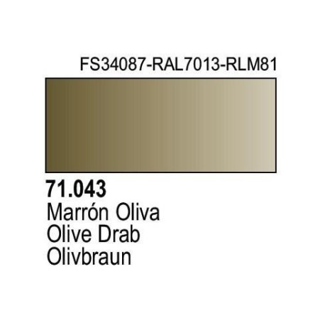 Acrilico Model Air Braunviolett RLM81. Bote 17 ml. Marca Vallejo. Ref: 71.043.
