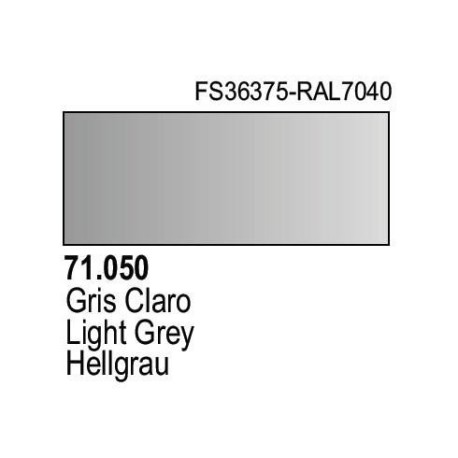 Acrilico Model Air Gris Claro. Bote 18 ml. Marca Vallejo. Ref: 71.050.