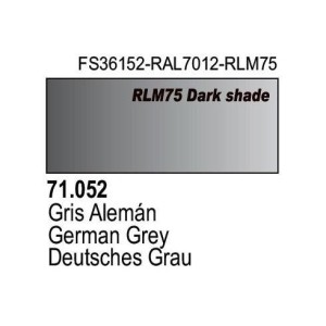 Acrilico Model Air Gris Aleman. Bote 17 ml. Marca Vallejo. Ref: 71.052.
