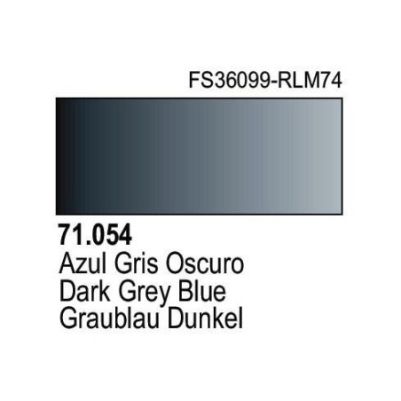 Acrilico Model Air Dunkelgrau RLM74. Bote 17 ml. Marca Vallejo. Ref: 71.054.