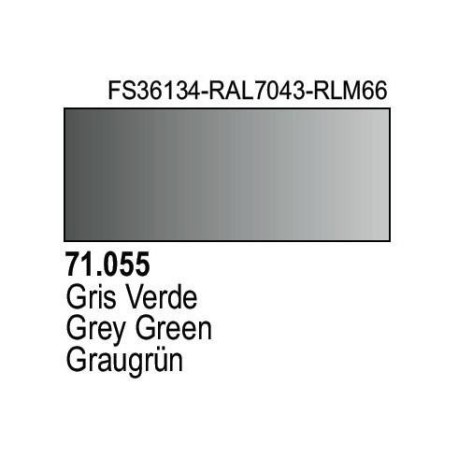 Acrilico Model Air Schwarzgrau RLM66. Bote 17 ml. Marca Vallejo. Ref: 71.055.