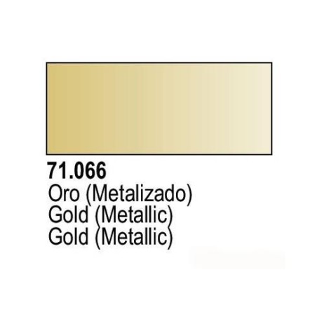 Acrilico Model Air Oro Metalizado. Bote 17 ml. Marca Vallejo. Ref: 71.066.