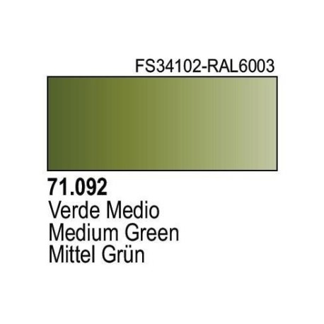 Acrilico Model Air Olivgrün RAL6003. Bote 17 ml. Marca Vallejo. Ref: 71.092.