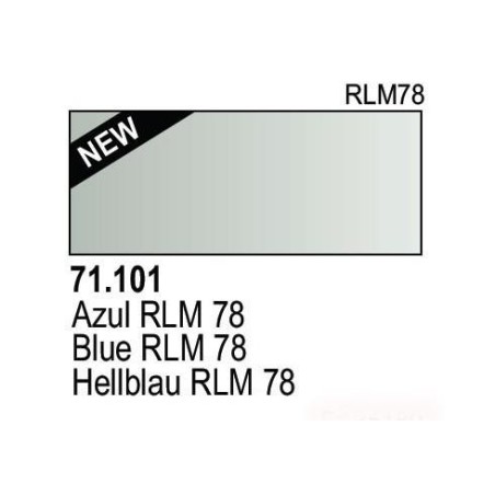 Acrilico Model Air Hellblau RLM78. Bote 17 ml. Marca Vallejo. Ref: 71.101.