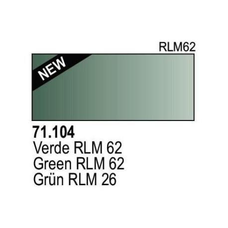 Acrilico Model Air Grün RLM62. Bote 17 ml. Marca Vallejo. Ref: 71.104