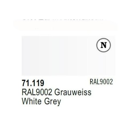 Acrilico Model  Air Grauweiss RAL9002. Bote 17 ml. Marca Vallejo. Ref: 71.119.