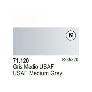 Acrilico Model Air Gris Oscuro USAF. Bote 17 ml. Marca Vallejo. Ref: 71.120.