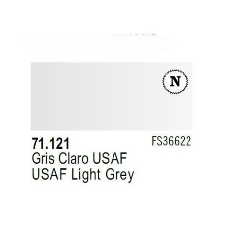 Acrilico Model Air Gris Gaviota USN . Bote 17 ml. Marca Vallejo. Ref: 71.121.