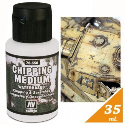 Medium de Desgaste, Chipping. Bote 35 ml. Marca Vallejo. Ref: 76.550.