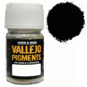 Pigmento Negro Oxido Natural. Bote 30 ml. Marca Vallejo. Ref: 73.115.