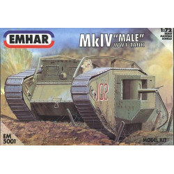 Tanque Mark IV "MALE" WWI. Escala 1:72. Marca Emhar. Ref: EM5001.