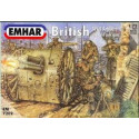 Figuras de Artilleria Britanica WWI. Escala 1:72. Marca Emhar. Ref: EM7202.