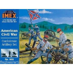 Set Artilleria Confederada Americana. Escala 1:72. Marca Imex. Ref: IM502.
