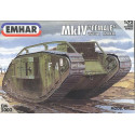 Tanque heavy battle, Mk IV "Female" WWI. Escala 1:72. Marca Emhar. Ref: EM5002.