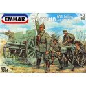 German Artillery WWI Figuras y 77 mm Field Cannon 96n/A . Escala 1:72. Marca Emhar. Ref: EM7204.